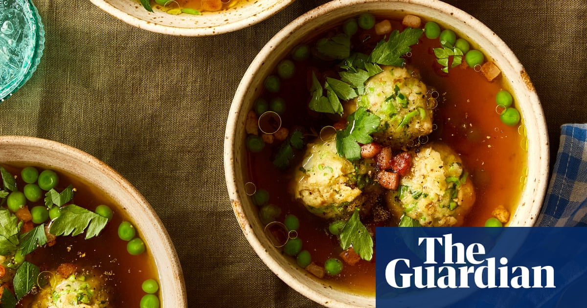 Pasta and pesto, broth and dumplings, pancakes and chutney: Ravinder Bhogal's pea recipes