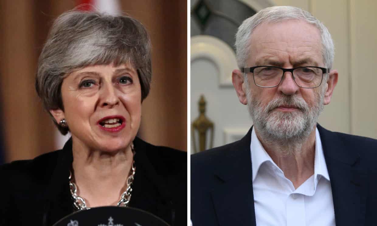 Theresa May and Jeremy Corbyn
