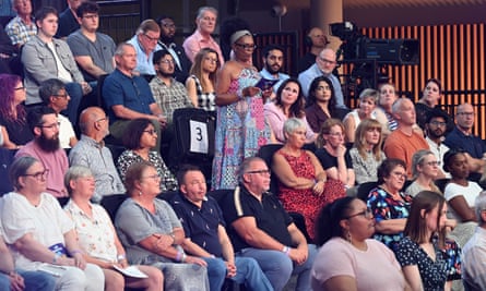 The BBC election debate at Nottingham Trent University on 26 June 2024.
