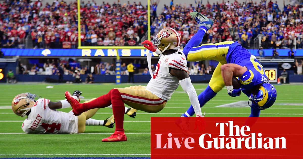 NFC championship game: San Francisco 49ers v Los Angeles Rams – live! – The Guardian