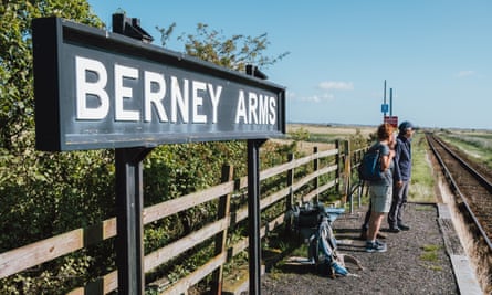 Start of the walk … Berney Arms station