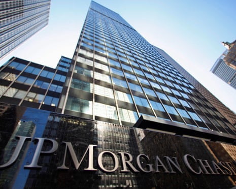 The headquarters of JP Morgan Chase & Co in New York