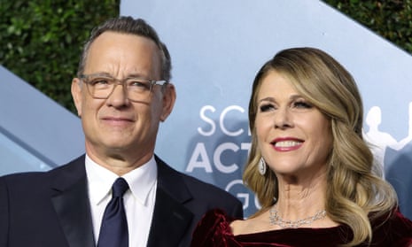 Tom Hanks and Rita Wilson arrive at the 26th Screen Actors Guild Awards in Los Angeles, January 19, 2020.