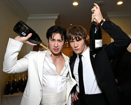 Williams and Storrie at the Golden Globes on 11 January.