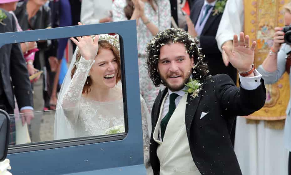 And leslie harington kit wedding rose Kit Harington