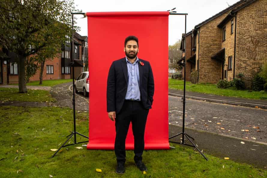 Ali Milani photographed in Uxbridge near his home