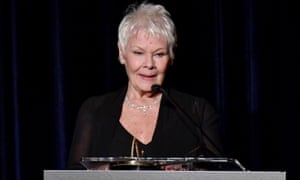 Dame Judi Dench after receiving Kirk Douglas Award for Excellence in Film at the Santa Barbara international film festival
