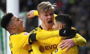 Erling Braut Haaland continued his phenomenal scoring record for Dortmund against Werder Bremen.