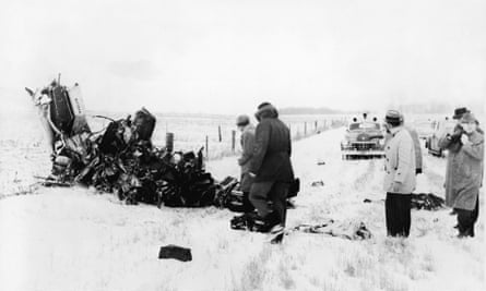 ‘The day the music died’ … the 1959 plane crash that killed Buddy Holly is thought to be one of the song’s references – but McLean hints it could be about his father’s death.