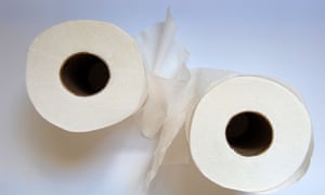 Rolls of toilet paper