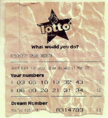 The fake National Lottery ticket used by Putman.