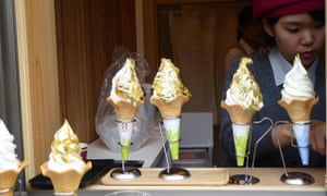 Kanazawa gold ice cream