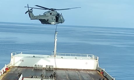 Italian special forces storm Turkish cargo ship after attempted hijack