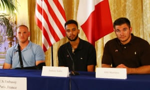 Anthony Sadler, Alek Skarlatos and Spencer Stone