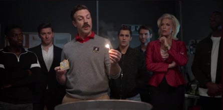 Ted Lasso tries to lift his team’s curse with a late-night cleansing ritual.