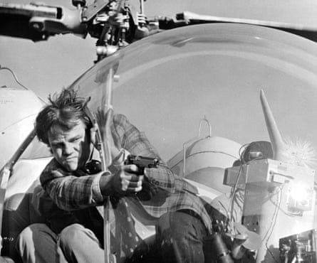 Joe Don Baker on set of the movie Mitchell in 1975.
