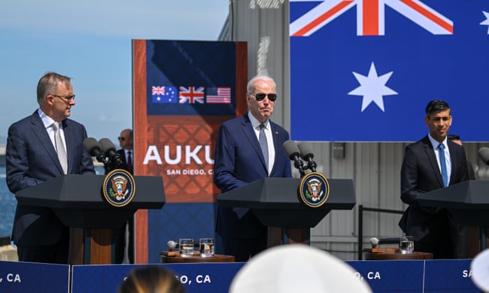 Australia news live: Aukus nuclear submarines deal 'hurts peace and stability in region', says China