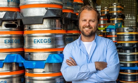 Rich Craig, co-founder of Big Smoke Brew Co in Esher, Surrey.