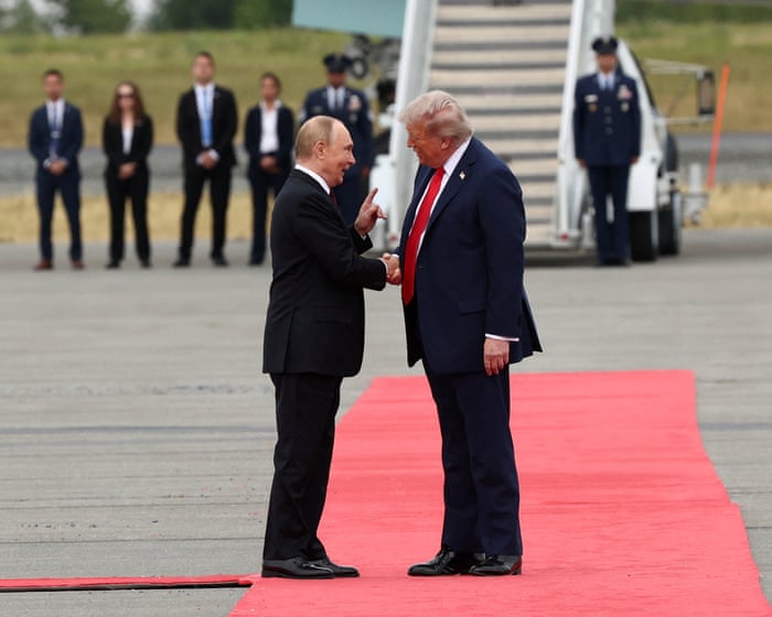 Trump and Putin begin pivotal summit on Ukraine war in Alaska – live updates