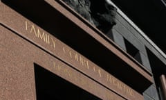 The family law court building in Sydney, Australia