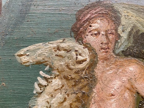 Part of the fresco depicting the Greek mythological siblings Phrixus and Helle.