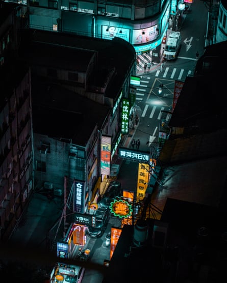 Taipei at night.
