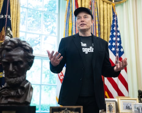Elon Musk in the Oval Office