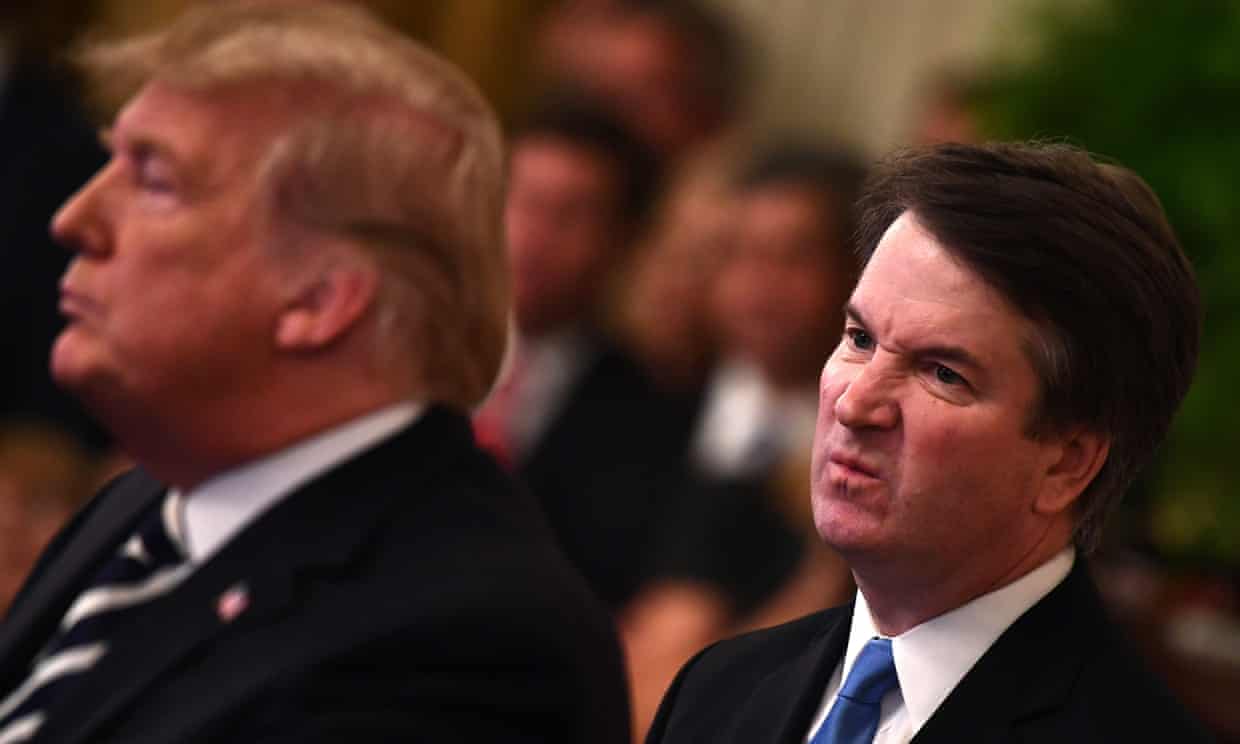 Supreme court justices felt tricked by Trump at Kavanaugh swearing-in (theguardian.com)