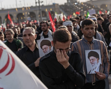 Crowds gather as six-day funeral for former Iranian supreme leader begins