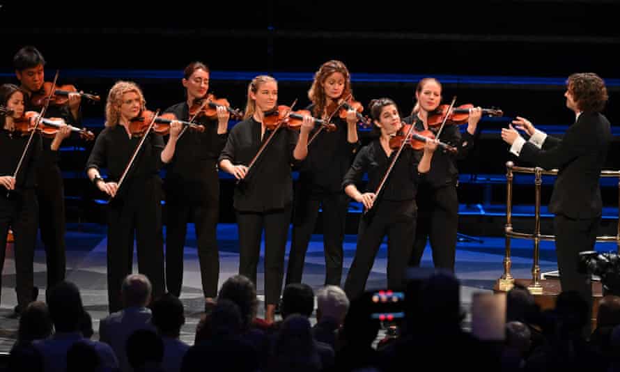 Playing from memory ... the Aurora Orchestra, conducted by Nicholas Collon.