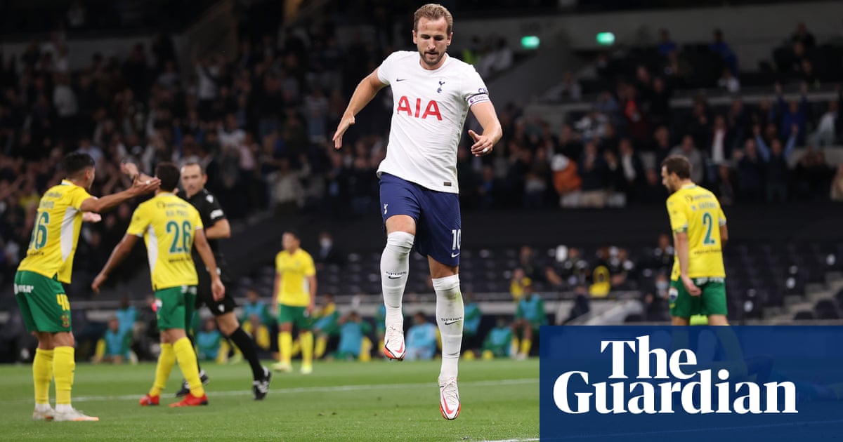 Harry Kane double clinches triumph for Tottenham over Paços de Ferreira