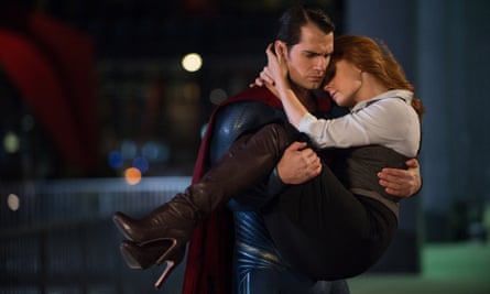 Henry Cavill and Amy Adams in Batman v Superman.