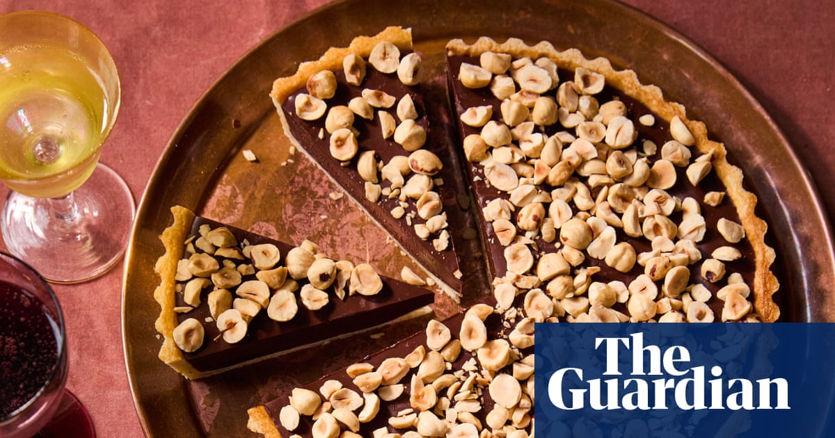 Chocolate tart and zabaglione: Angela Hartnett’s easy make-ahead Christmas desserts – recipes