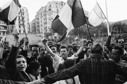 Demonstration in Algiers for French Algeria, April 1958.