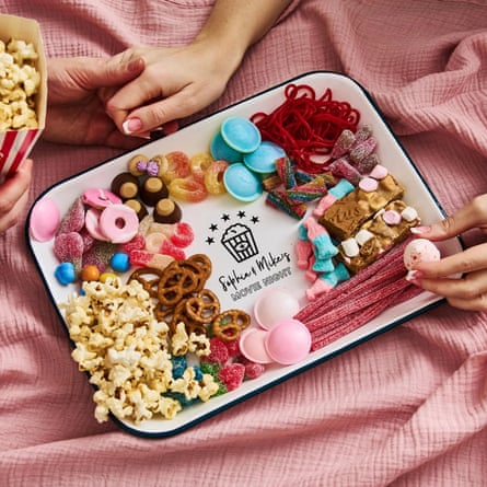 Personalised Couples Movie Night Tray.