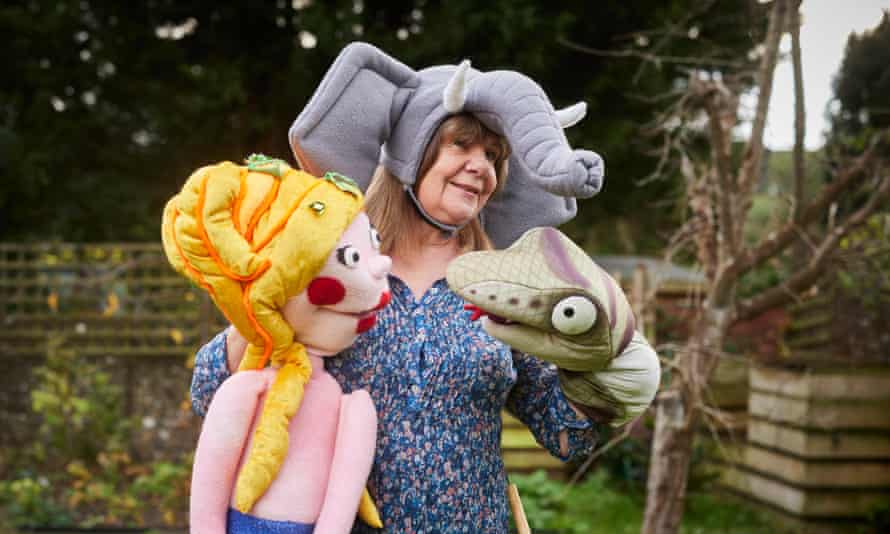 Donaldson with the Singing Mermaid, and Snake from The Gruffalo.