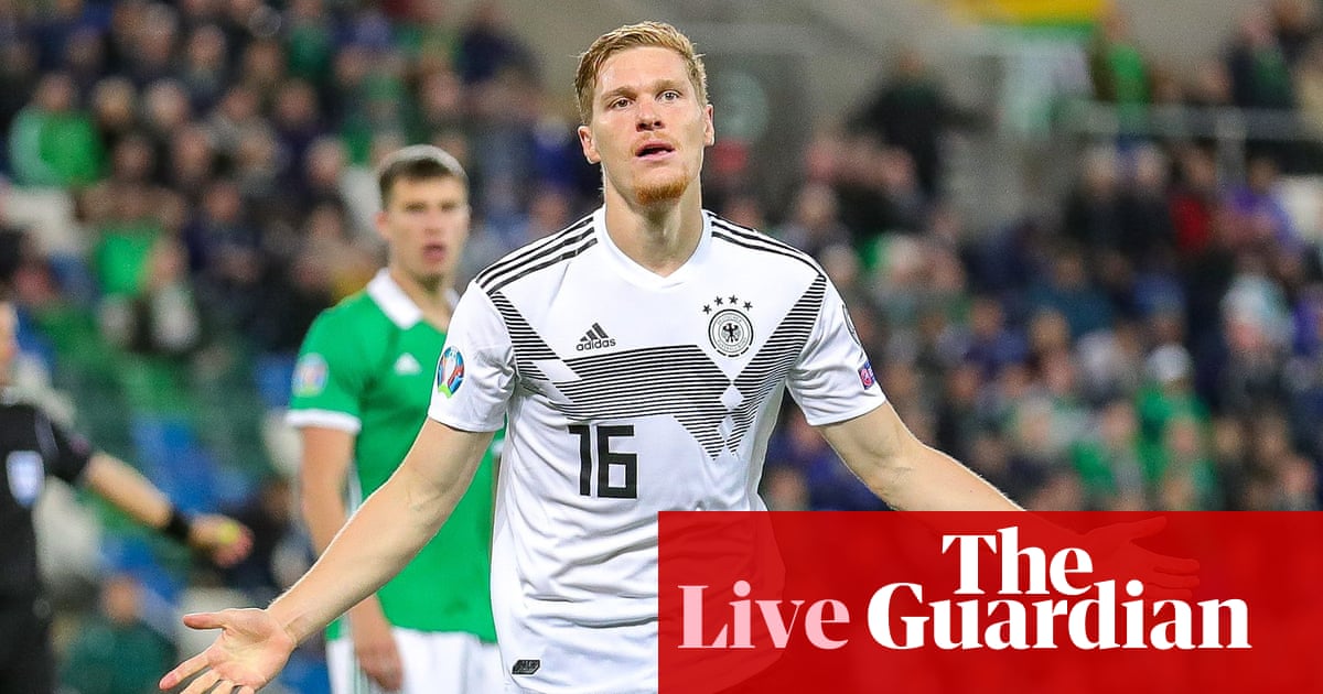 Euro 2020 qualifying: Northern Ireland 0-2 Germany, Scotland 0-4 Belgium and more – live!