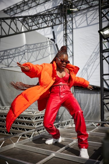 Sampa The Great at Glastonbury festival 2022.