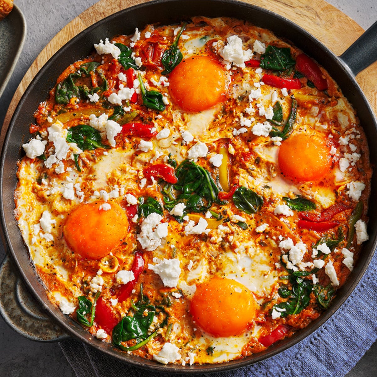 Breakfast Recipes Egg Skillet Bake Chorizo, Eggs, And Potato