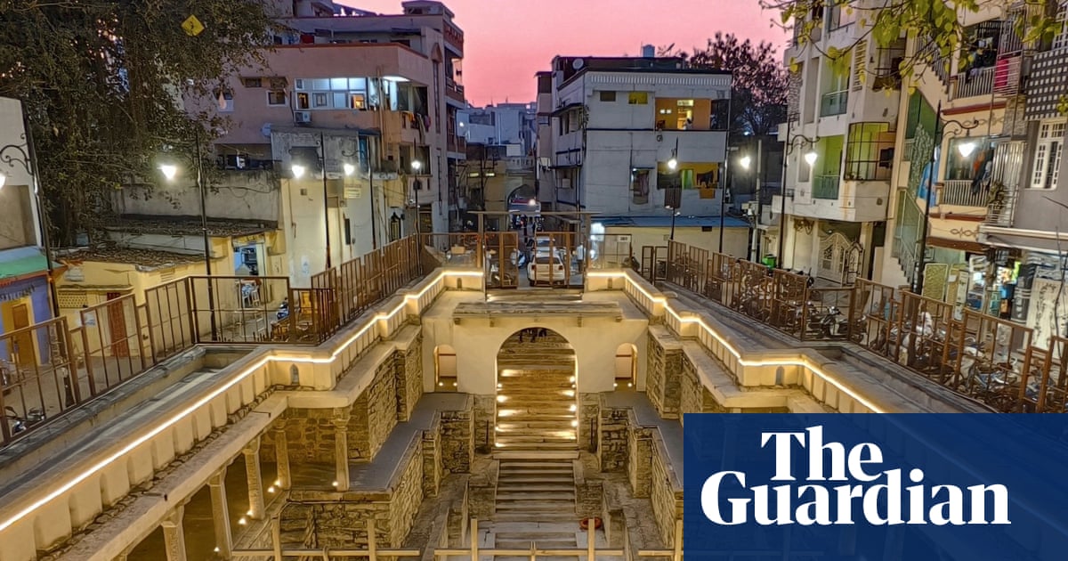Ancient stepwells brought back to life as India begins to run out of water