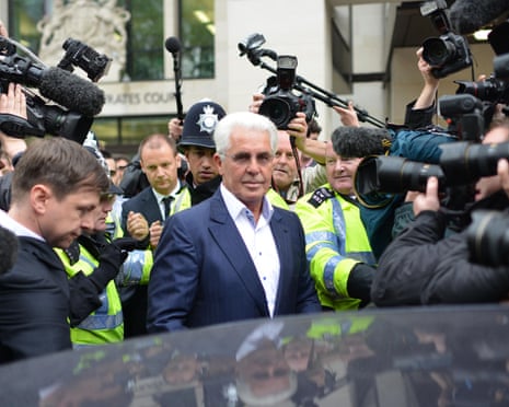 Max Clifford: The Fall of the Tabloid King<br>Mandatory Credit: Photo by Alan Davidson/Shutterstock (7551465bp) Max Clifford and His Wife Jo Westwood Leave Westminster Magistrates’ Court where He Faced 11 Historic Charges of Indecent Assault Against Girls Aged Between 14 and 19 He Pleaded not Guilty to the Charges Max Clifford and His Wife Jo Westwood