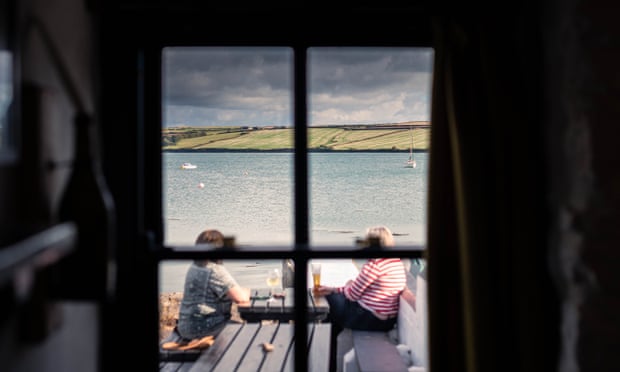 A view from inside the pub