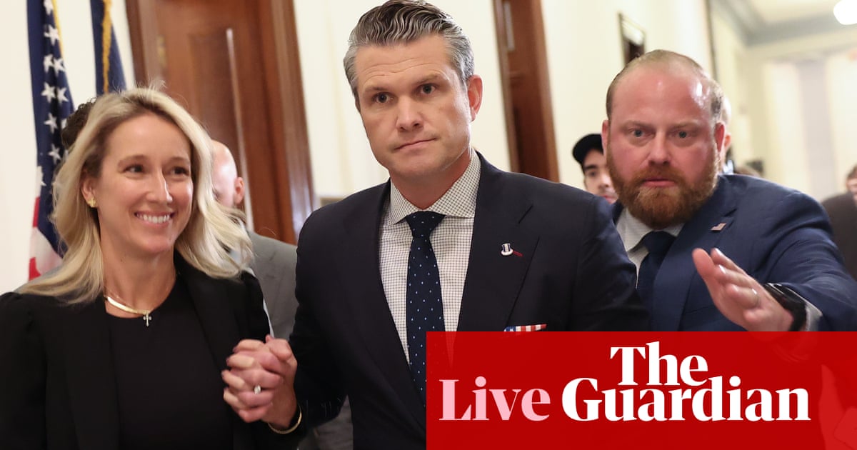 Pete Hegseth's nomination hangs on key senator as more details of drinking emerge - US politics live