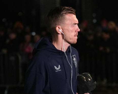 James Ward-Prowse arrives at the Stadium of Light.