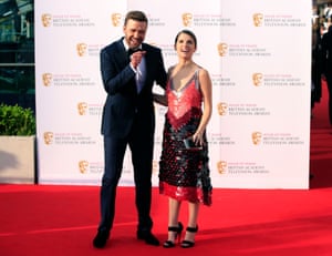 جاستن تيمبرليك وآنا كندريك حضور هاوس أوف فريزر جوائز التلفزيون بافتا 2016 في قاعة رويال فيستيفال، ساوث بانك في لندن