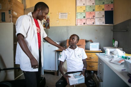 Inside an advanced NCD clinic at Lisungwi community hospital in Neno district.