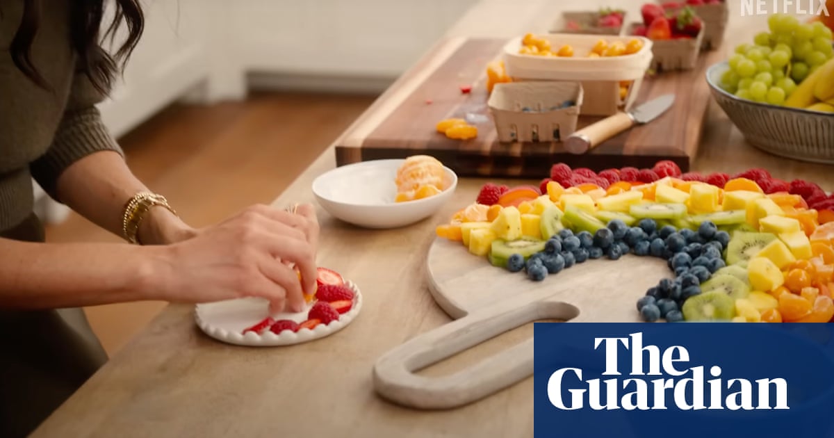 Let them eat fruit: Meghan's rainbow plate is easy to make but hard to justify