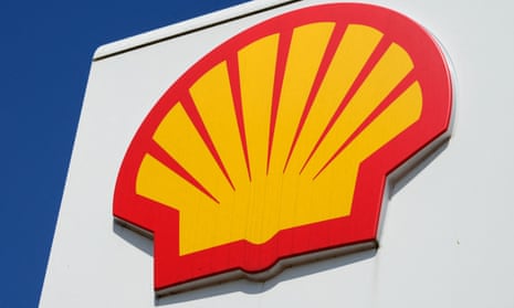The logo of Shell is seen at an oil and gas station