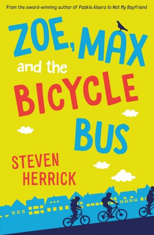 Cover image for the children’s book Zoe, Max and the Bicycle Bus by Steven Herrick