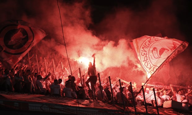 Union Berlin fans give it plenty in their match against Braga.